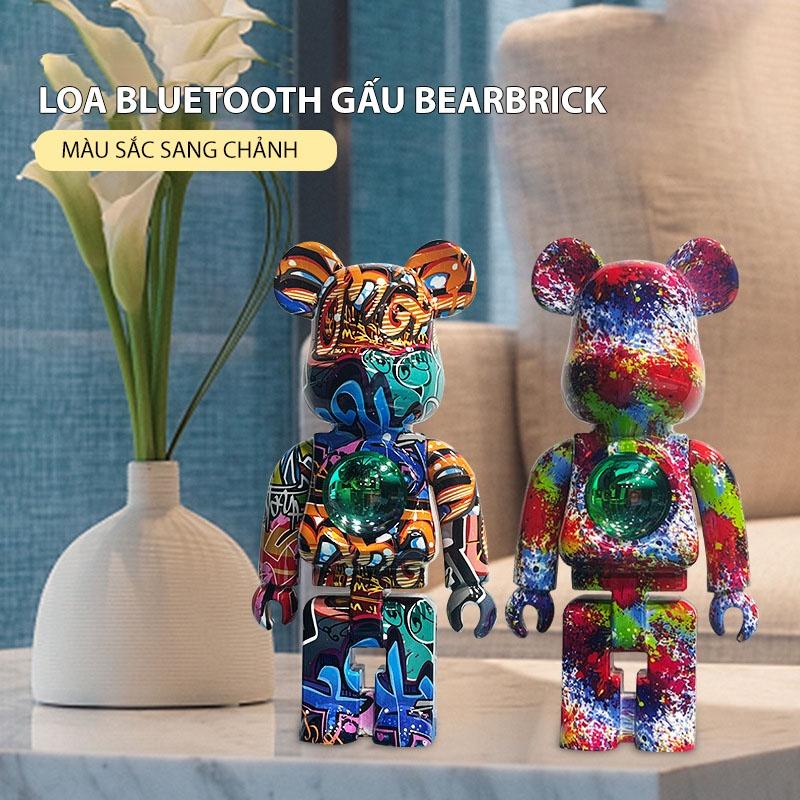 Loa Bluetooth Gấu Bearbrick Nghe Nhạc Cực Hay Âm Thanh Sống Động Màu Sắc Sang Chảnh Độc Đáo