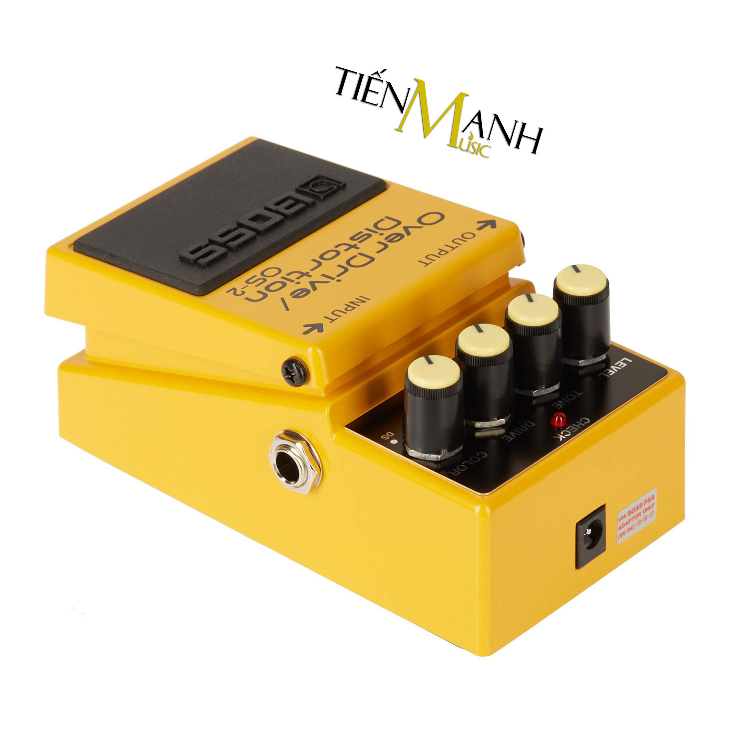 Phơ Guitar Boss OS-2 OverDrive Distortion - Bàn Đạp Fuzz Pedals Effects OS2 Hàng Chính Hãng - Kèm Móng Gẩy DreamMaker