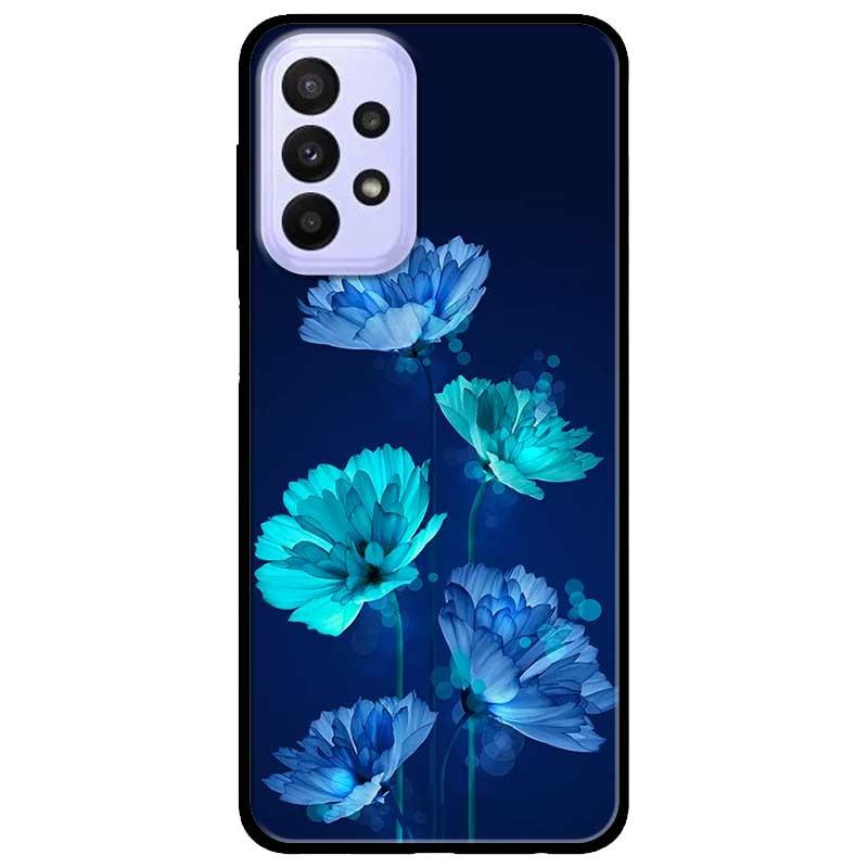 Ốp lưng dành cho Samsung A23 4G - A53 5G - A73 mẫu Hoa Đêm Xanh