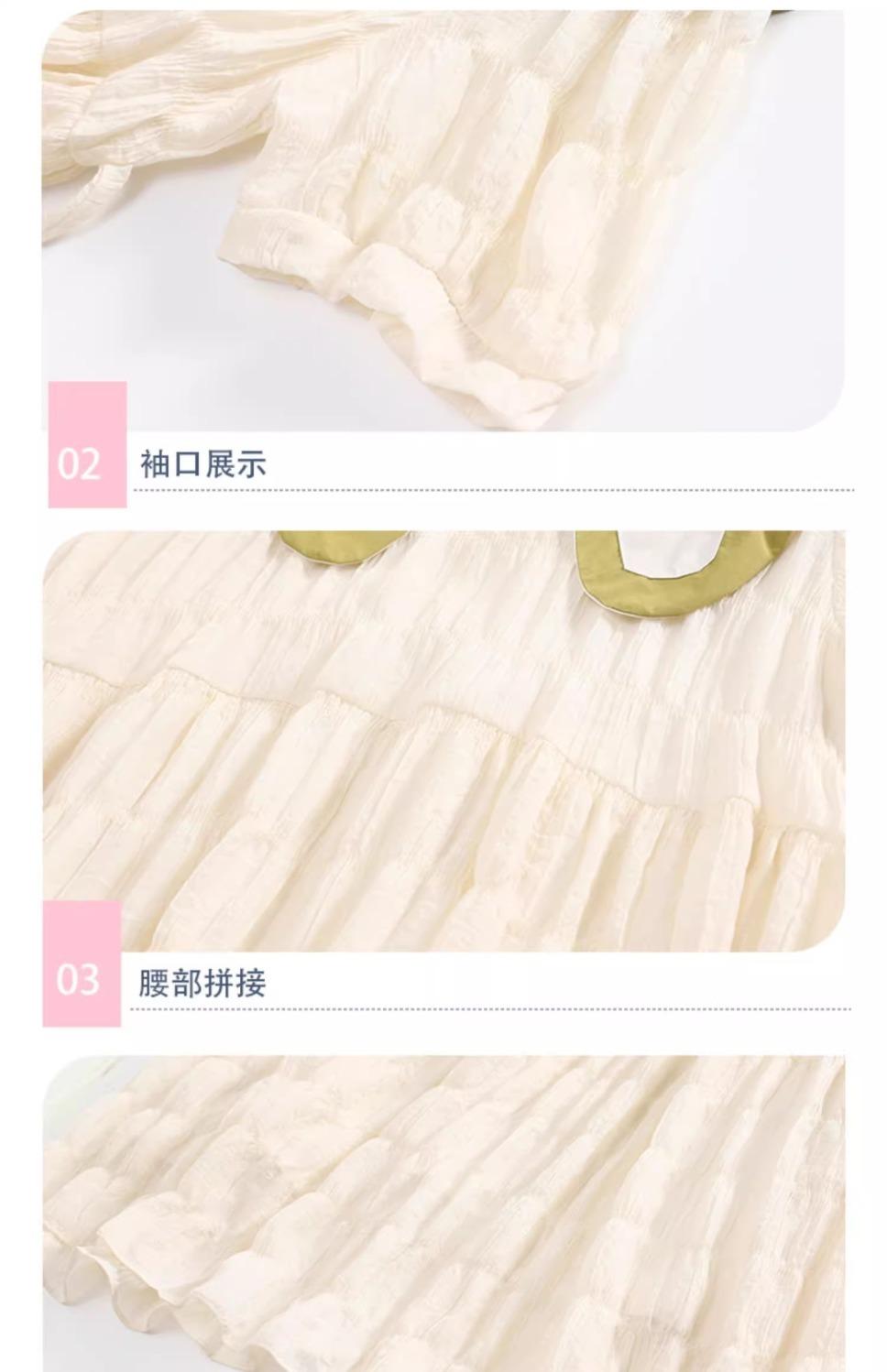SHUANGYAN Cô gái mùa hè đầm 2023 tây trung bình cô gái lớn đầm công chúa váy trẻ em mùa hè đầm