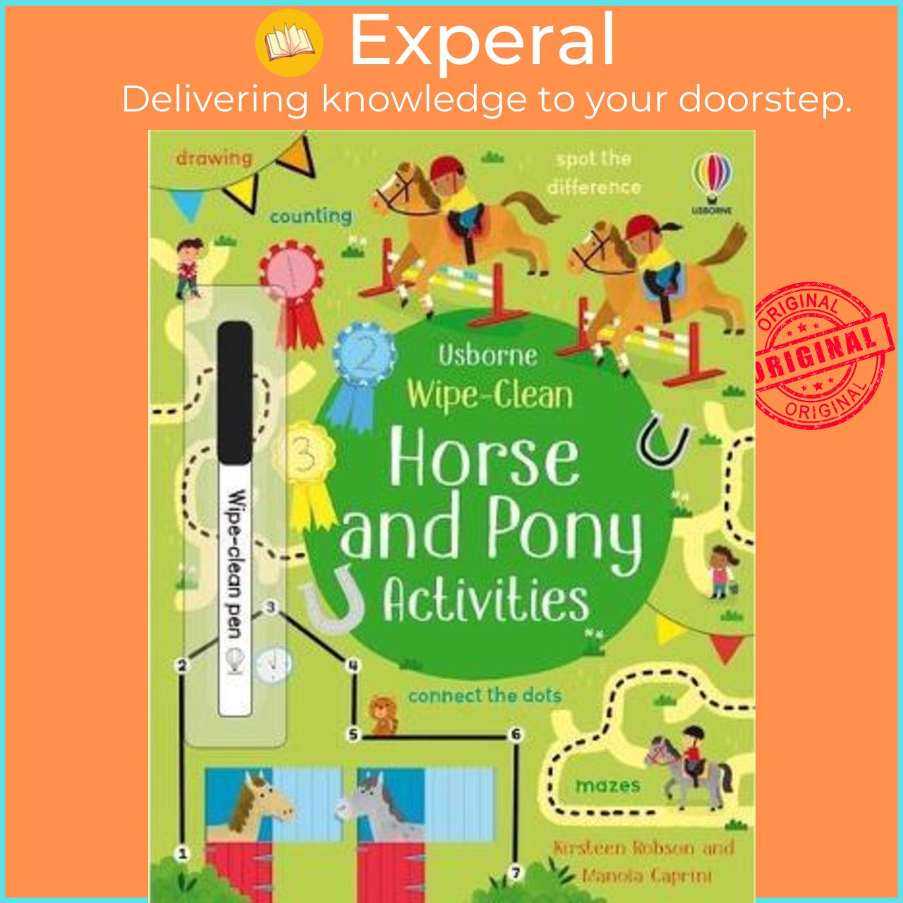 Sách - Wipe-Clean Horse and Pony Activities by Kirsteen Robson