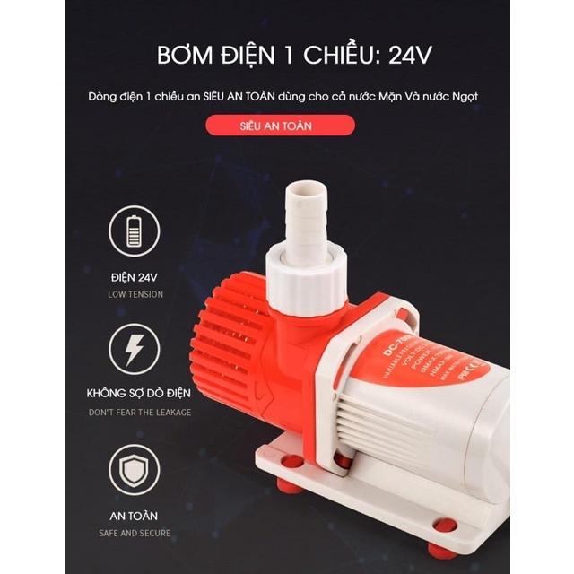 MÁY BƠM CHO BỂ CÁ DC 24V HOPAR 120000