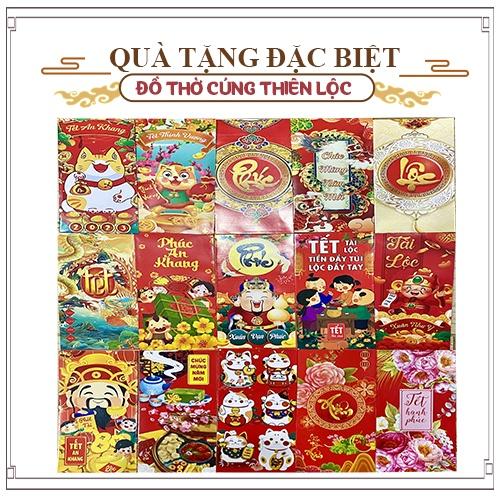 10 Bao Lì Xì Mẫu Mới Tết 2023 May Mắn Tài Lộc - Nhang Đèn Thiên Lộc