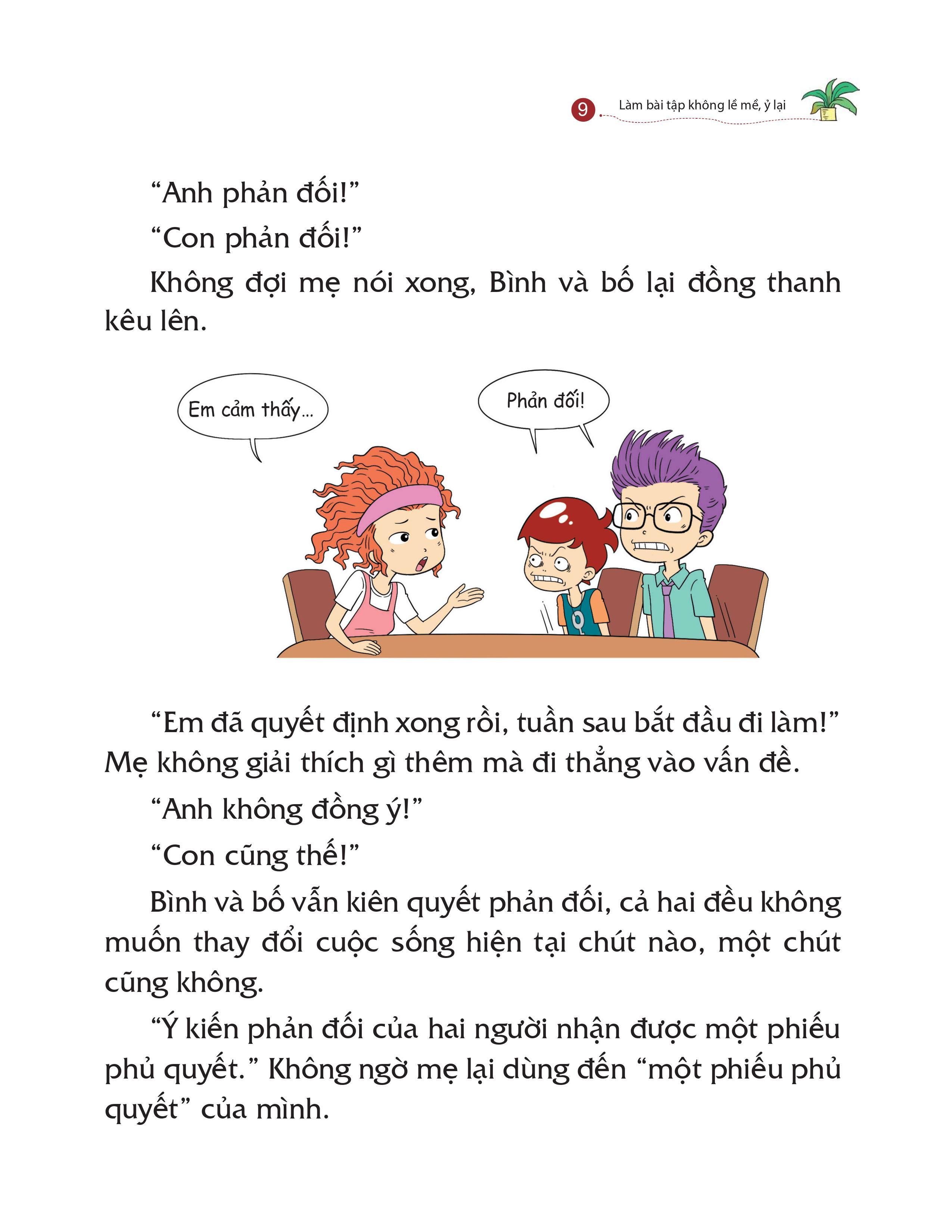 Sách Kỹ Năng Quản Lý Bản Thân- Làm Bài Tập Không Lề Mề, Ỷ Lại