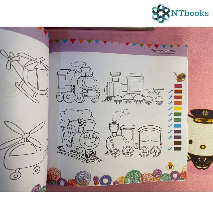 Tô màu sáng tạo 10+ Phát triển tư duy  - NTbooks