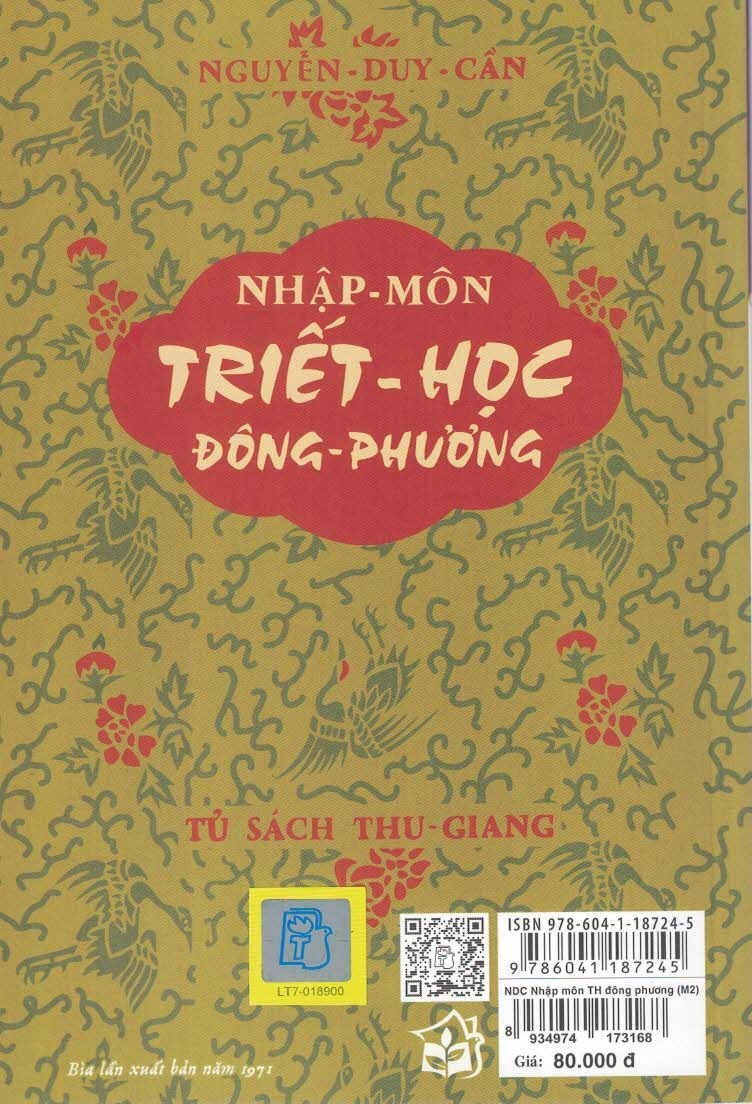 Nhập Môn Triết Học Đông Phương (Ts Thu Giang) (Tái Bản)