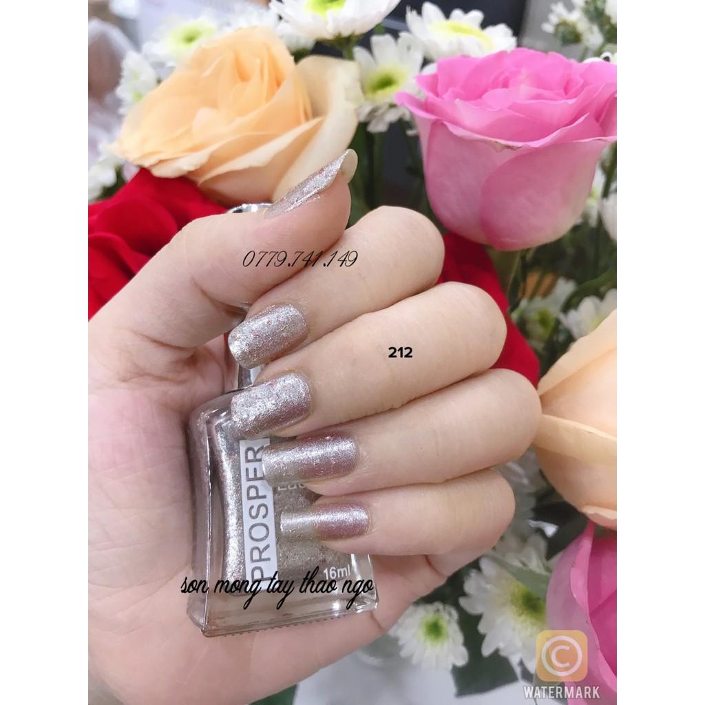 Sơn móng tay Prosper Silver 16ml (sơn thường nhũ)