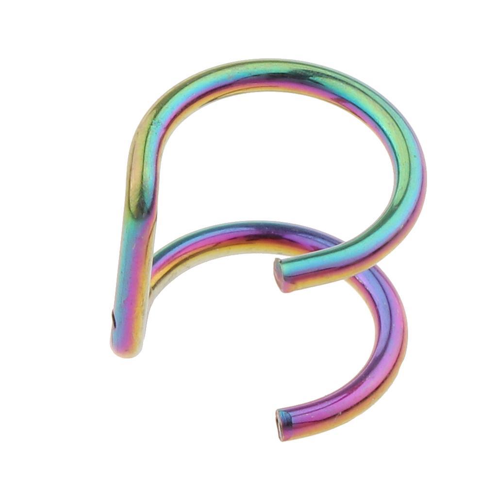 10 Pieces Stainless Steel Clip  Loop  Non-piercing