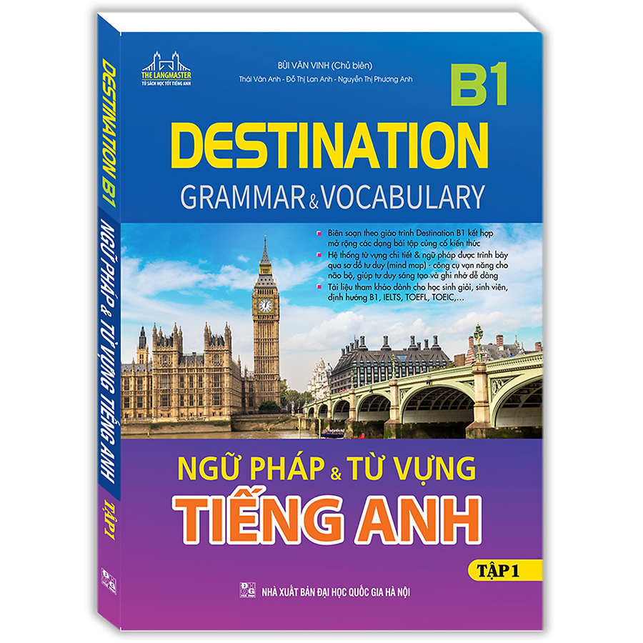 DESTINATION B1 - Ngữ pháp và từ vựng tiếng anh tập 1