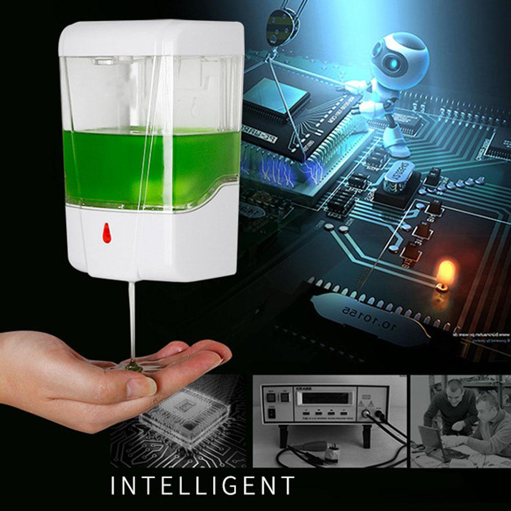 Máy phân phối xà phòng tự động cảm ứng bằng tia hồng ngoại 700ml