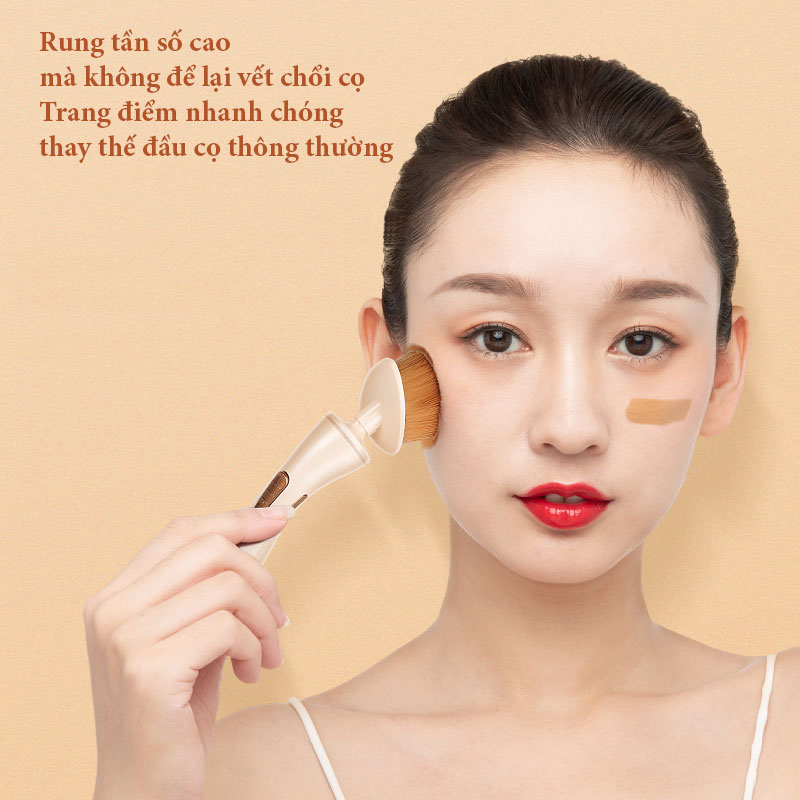 Cọ Trang Điểm Điện K-SKIN Cho Lớp Nền Hoàn Hảo - Hàng Chính Hãng