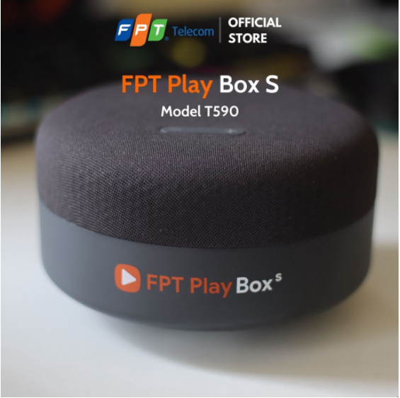 FPT Play Box S 2021 (T590) - Kết hợp Tivi Box và Loa thông minh - Điều khiển giọng nói thông minh không chạm - HÀNG CHÍNH HÃNG