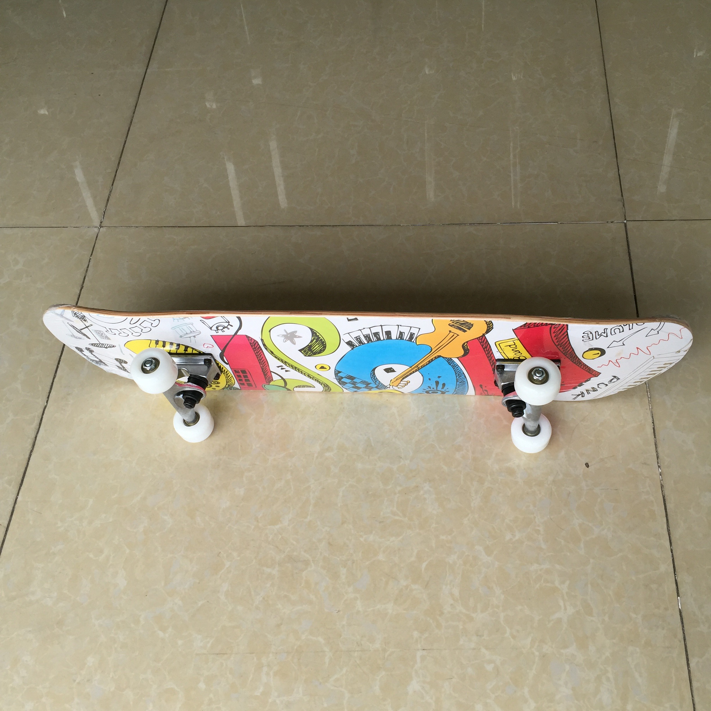 Ván trượt Skateboard bánh PU BABY PLAZA W3108C-2