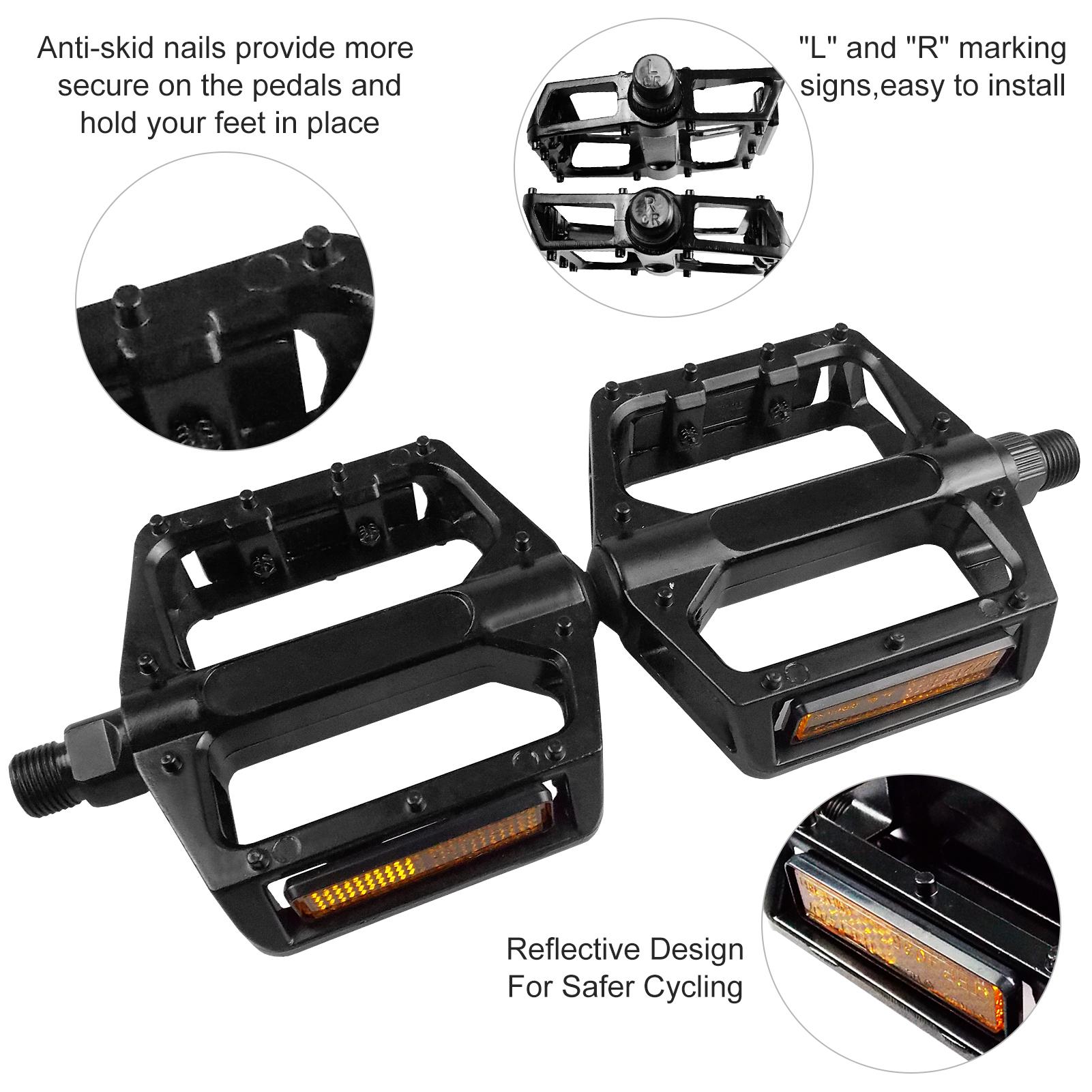 Cặp bàn đạp xe đạp hợp kim nhôm phản quang