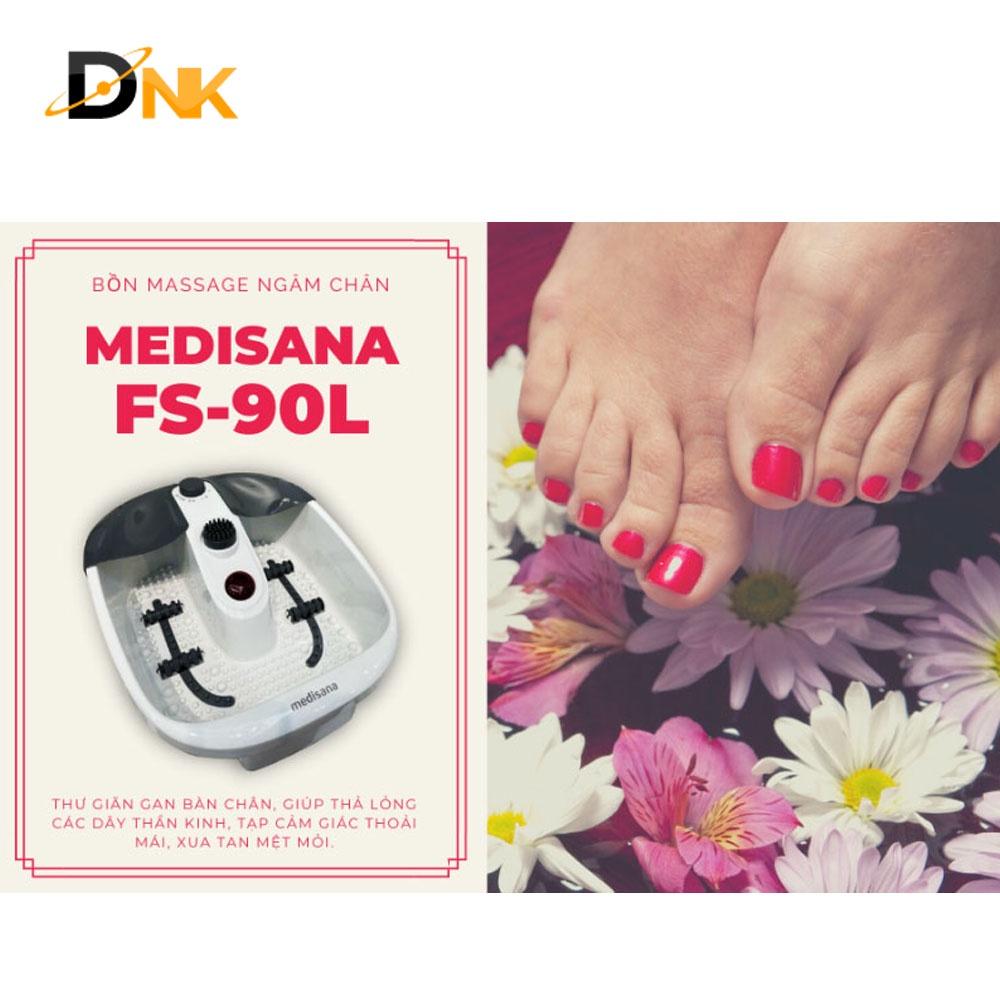 Bồn Massage Ngâm Chân Medisana FS-90L  Foot Spa Comfort - CAM KẾT HÀNG NHẬP KHẨU CHÍNH HÃNG BỞI DNK