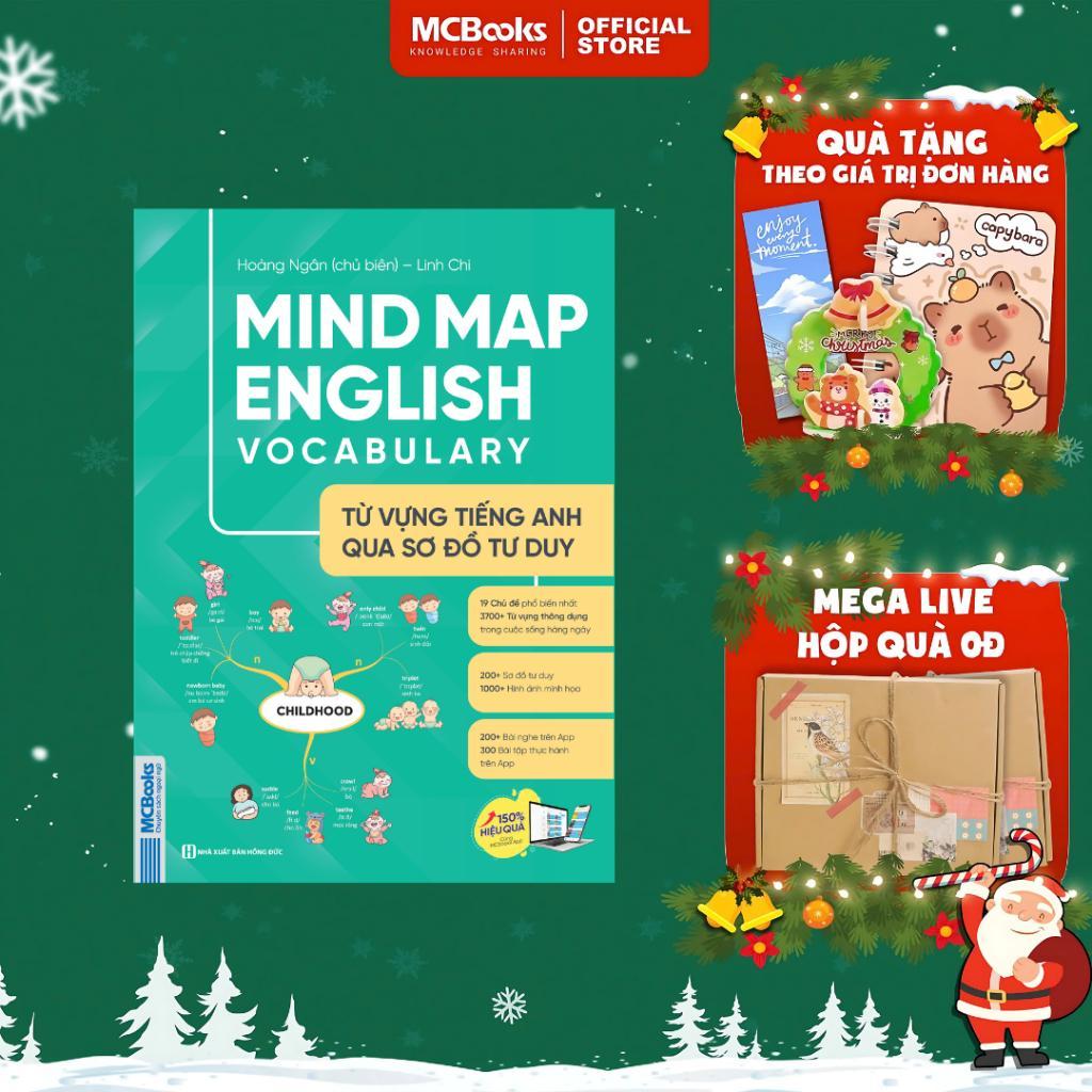 Sách - Mindmap English Vocabulary - Từ Vựng Tiếng Anh Qua Sơ Đồ Tư Duy - MCBooks