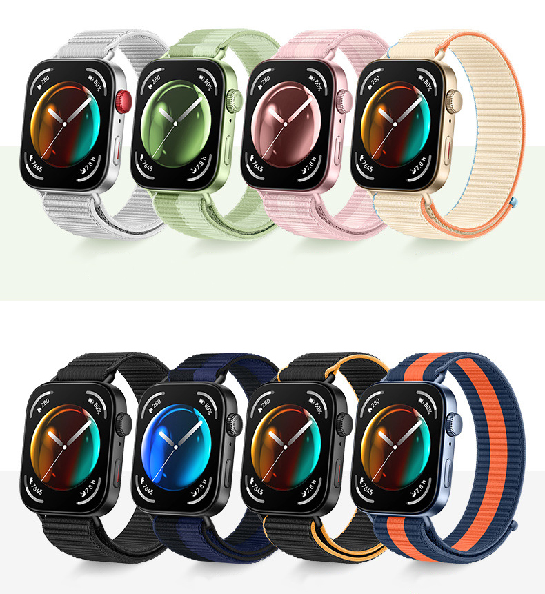 Dây đeo Nylon Loop cho Huawei Watch Fit 3 / Huawei Watch Fit 4 / Huawei Watch Fit 4 Pro - Hàng Chính Hãng