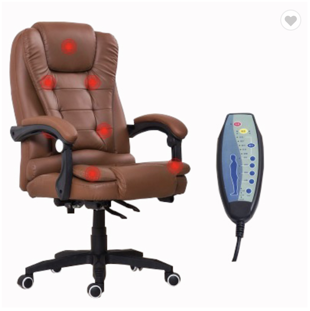 Ghế Làm Việc Văn Phòng Rung Massage 07 Điểm Kèm Remote Điều Khiển AMA-HH002-U