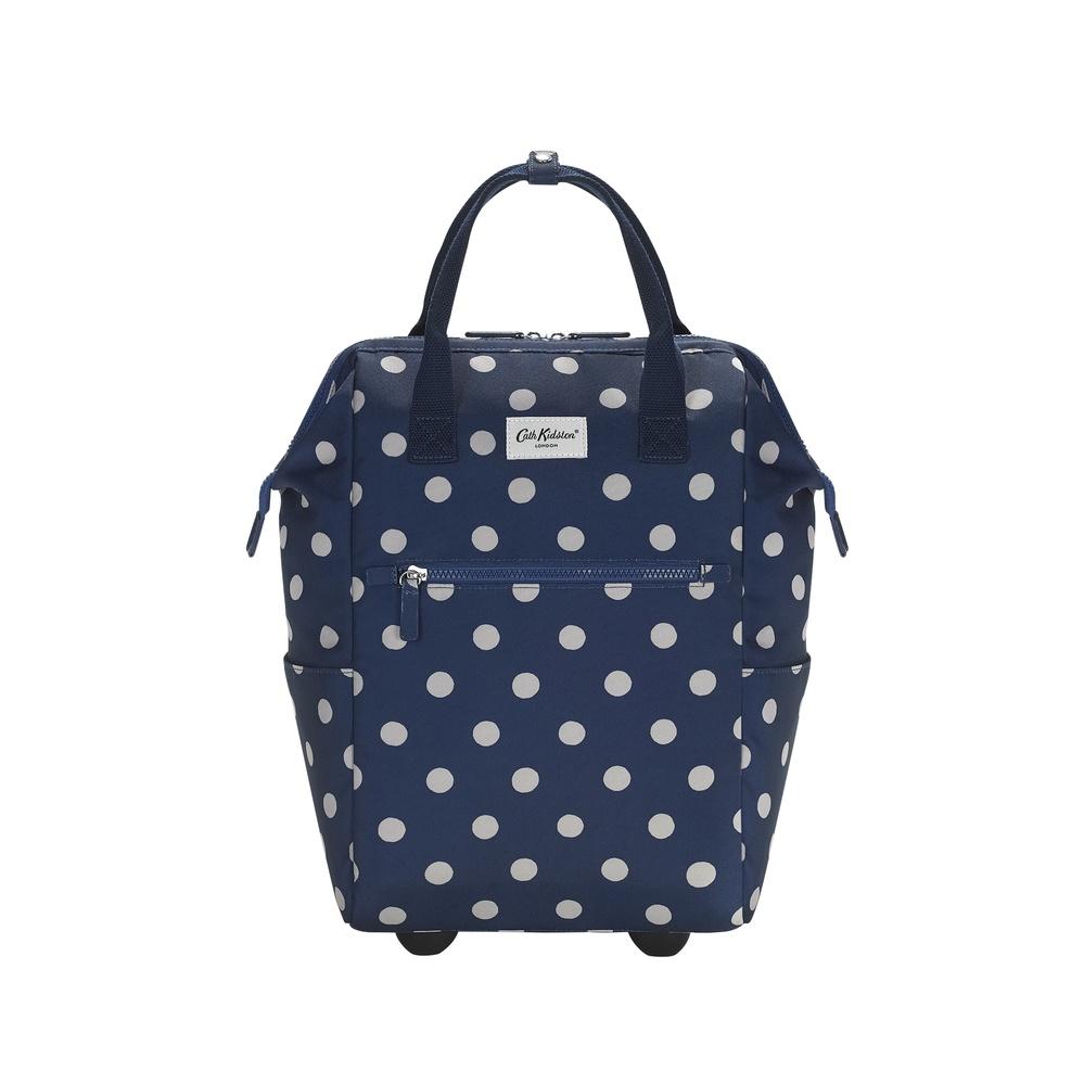 Cathkidston-Frame Wheeled Backpack Button Spot-1041958