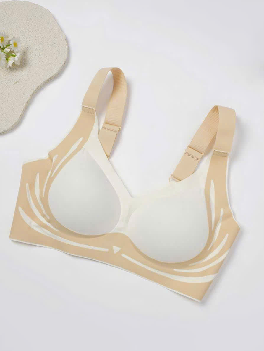 Áo lót nữ su đúc không đường may nâng ngực cài sau 4 móc 2837