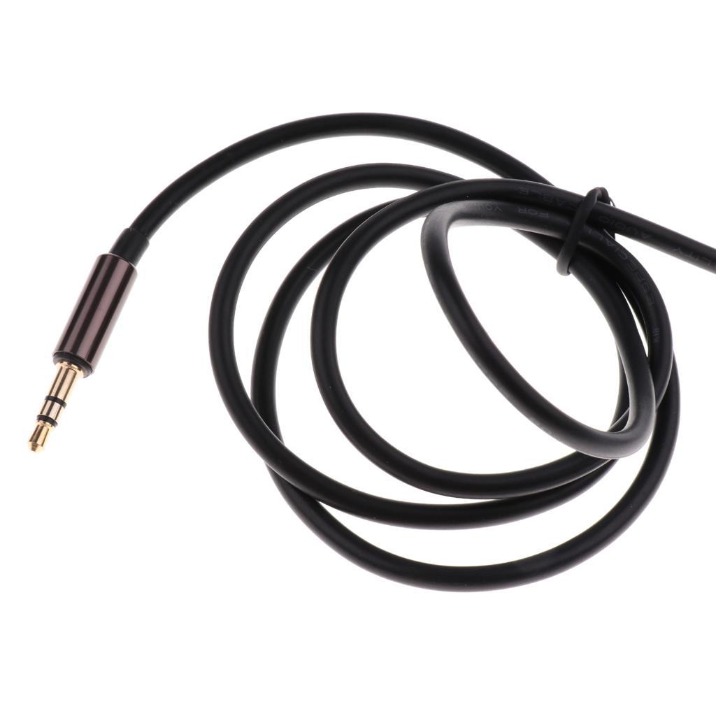 3.5mm Stereo Male Plug to 2 RCA Audio Male Adapter Speaker Cable Cord