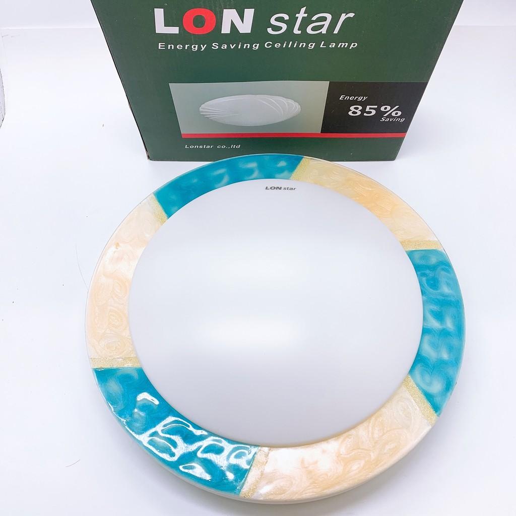 Đèn ốp trần trang trí ban công,phòng vệ sinh,cầu thang 32W phi 32cm ốp nổi tròn Thương hiệu LONstar