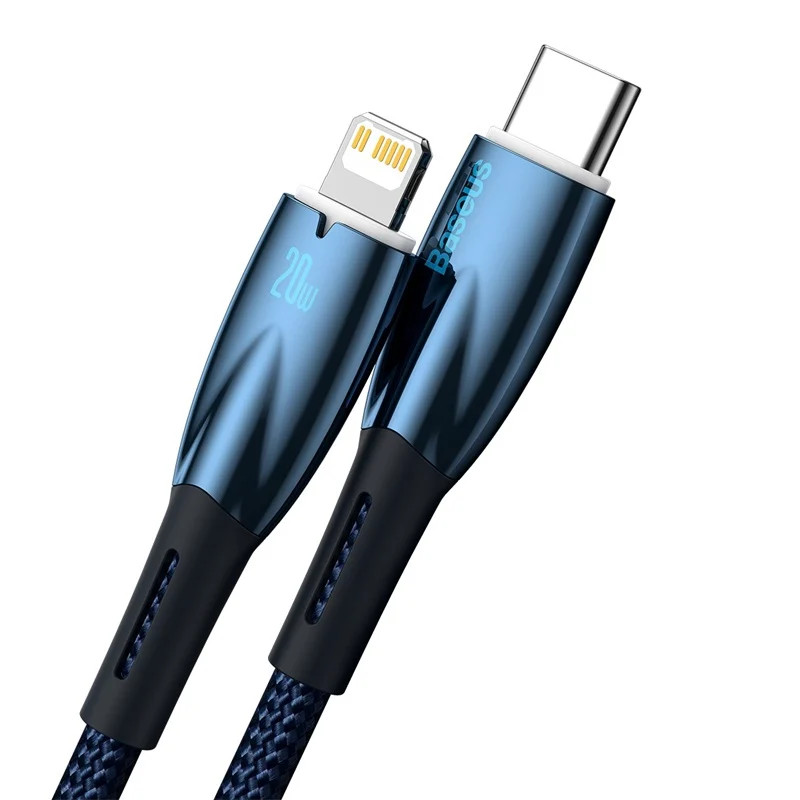 Cáp Sạc Nhanh Cho iPhone 14 Series Baseus Glimmer Series Fast Charging Data Cable Type-C to iP 20W Hàng Chính Hãng