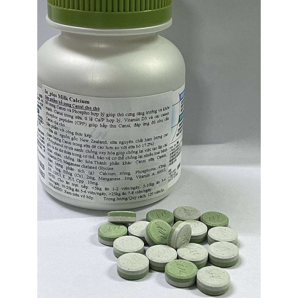 Bổ sung Canxi - vitamin và khoáng cho chó Inplus USA 2 loại sản phẩm bổ sung canci và 11 vitamin khoáng chất