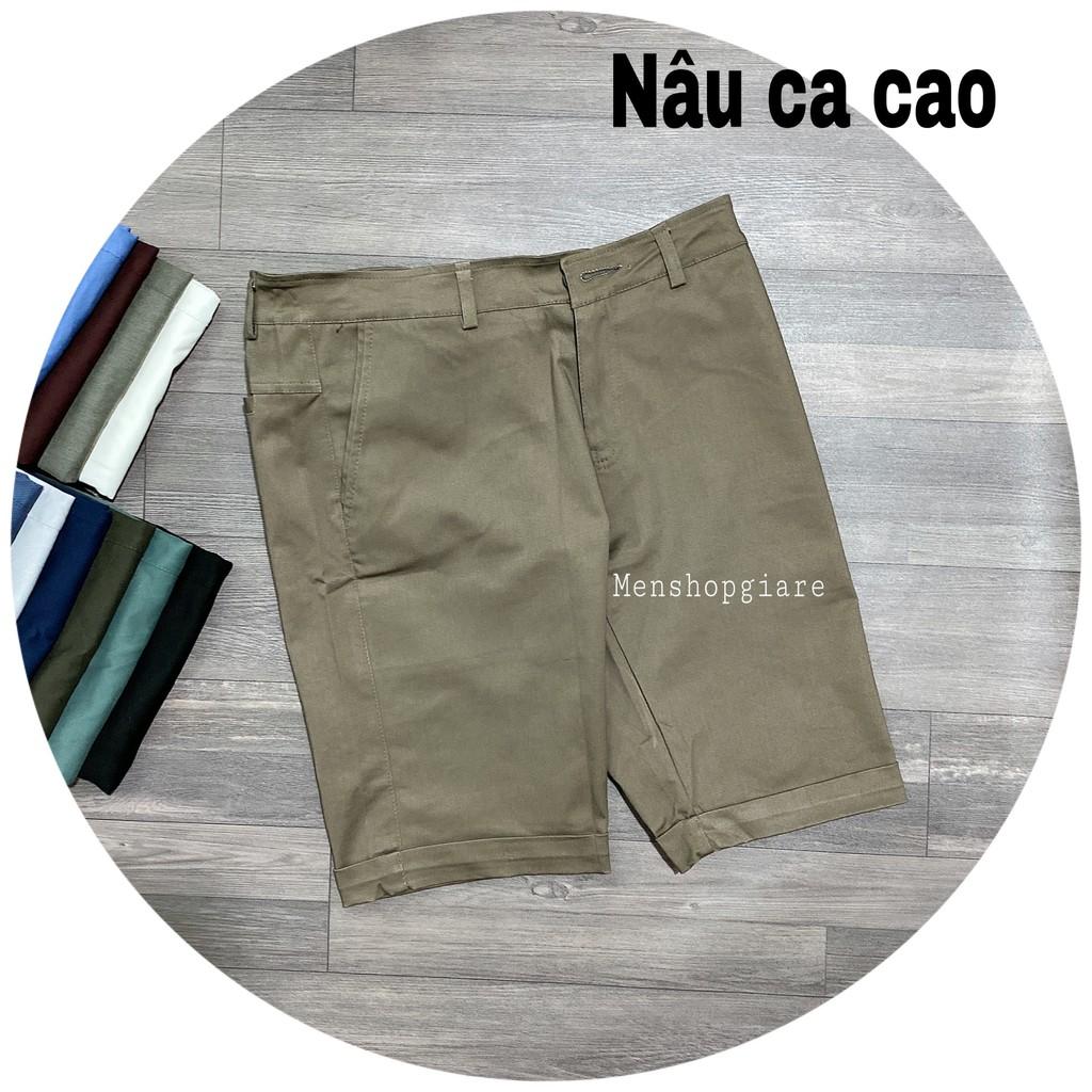 SHORT KAKI NAM CO GIÃN - HÌNH THẬT