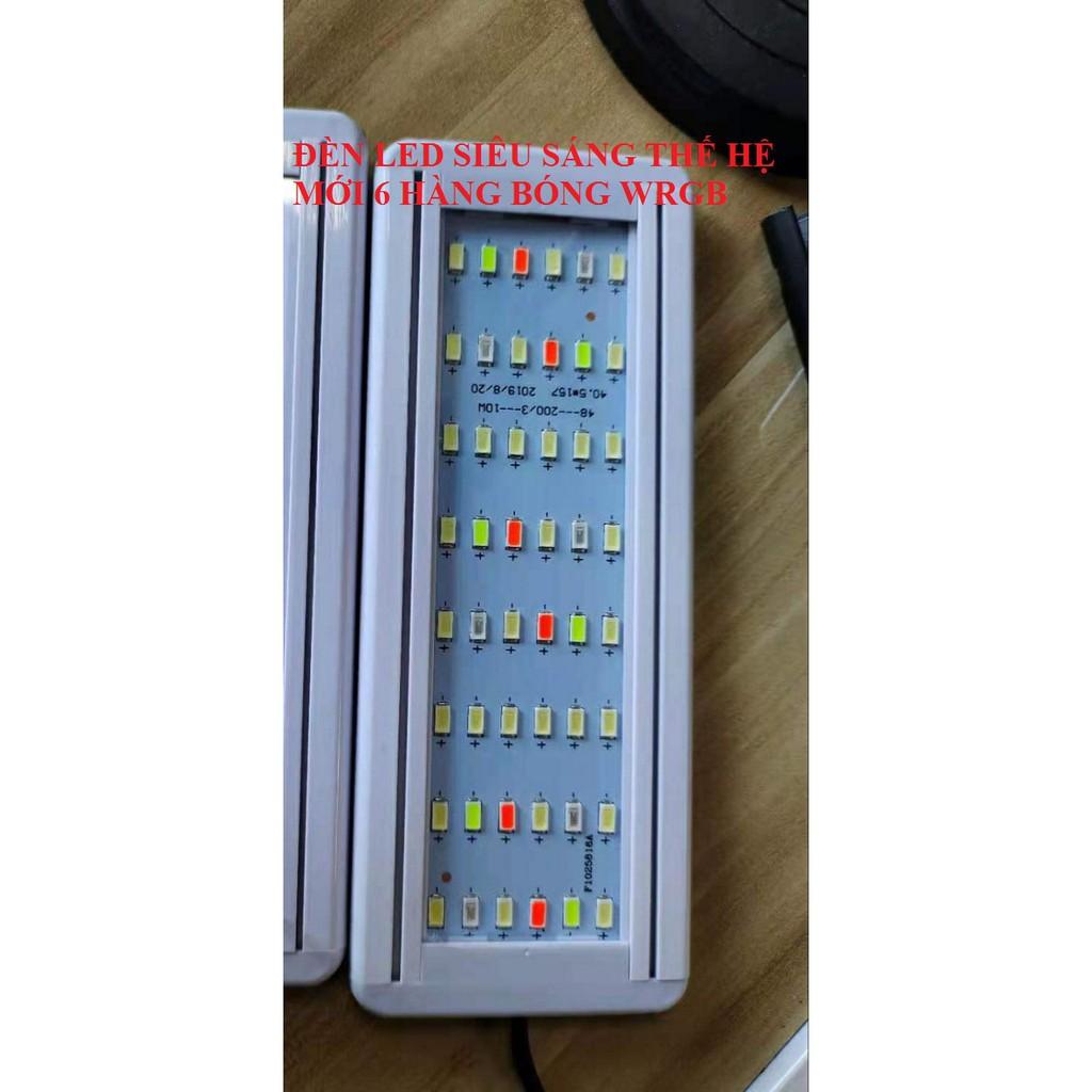 Đèn led bể thủy sinh siêu sáng 6 dãy led - Đèn led bể cá cảnh