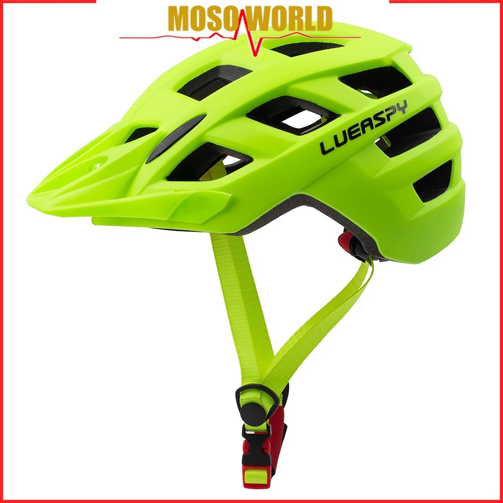 Mũ bảo hiểm đi xe đạp MOSOWORLD có kính siêu nhẹ chất lượng cao nhiều màu sắc