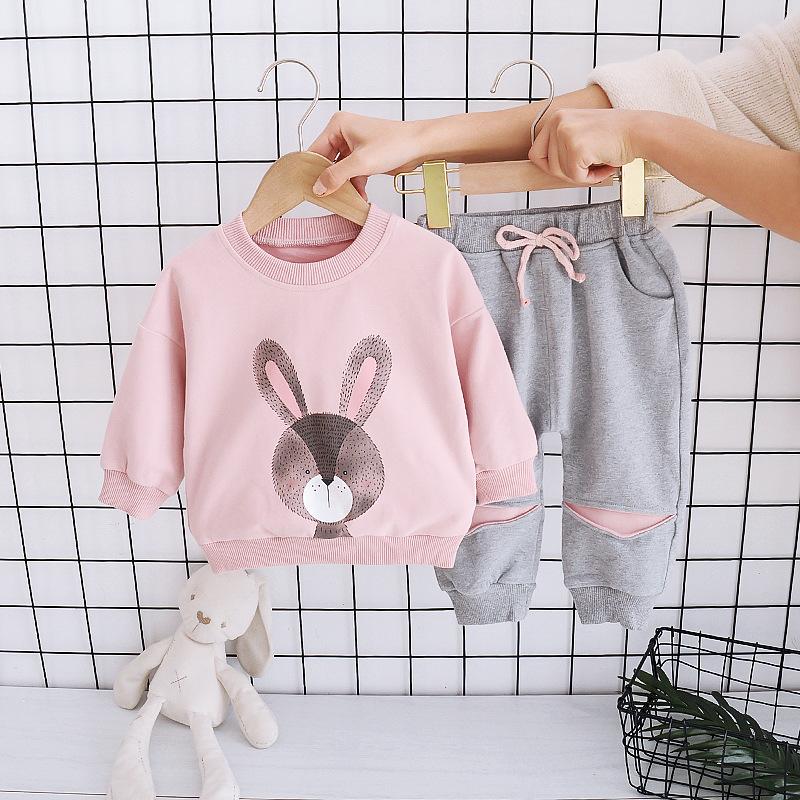 Trẻ Em Bé Gái Thu Đông Bộ Bé Gái Trang Phục Mùa Thu Quần Áo 1 Đến 6 Tuổi Tập Đi Thể Thao Áo Khoác Và Quần boutique Trẻ Em Quần Áo