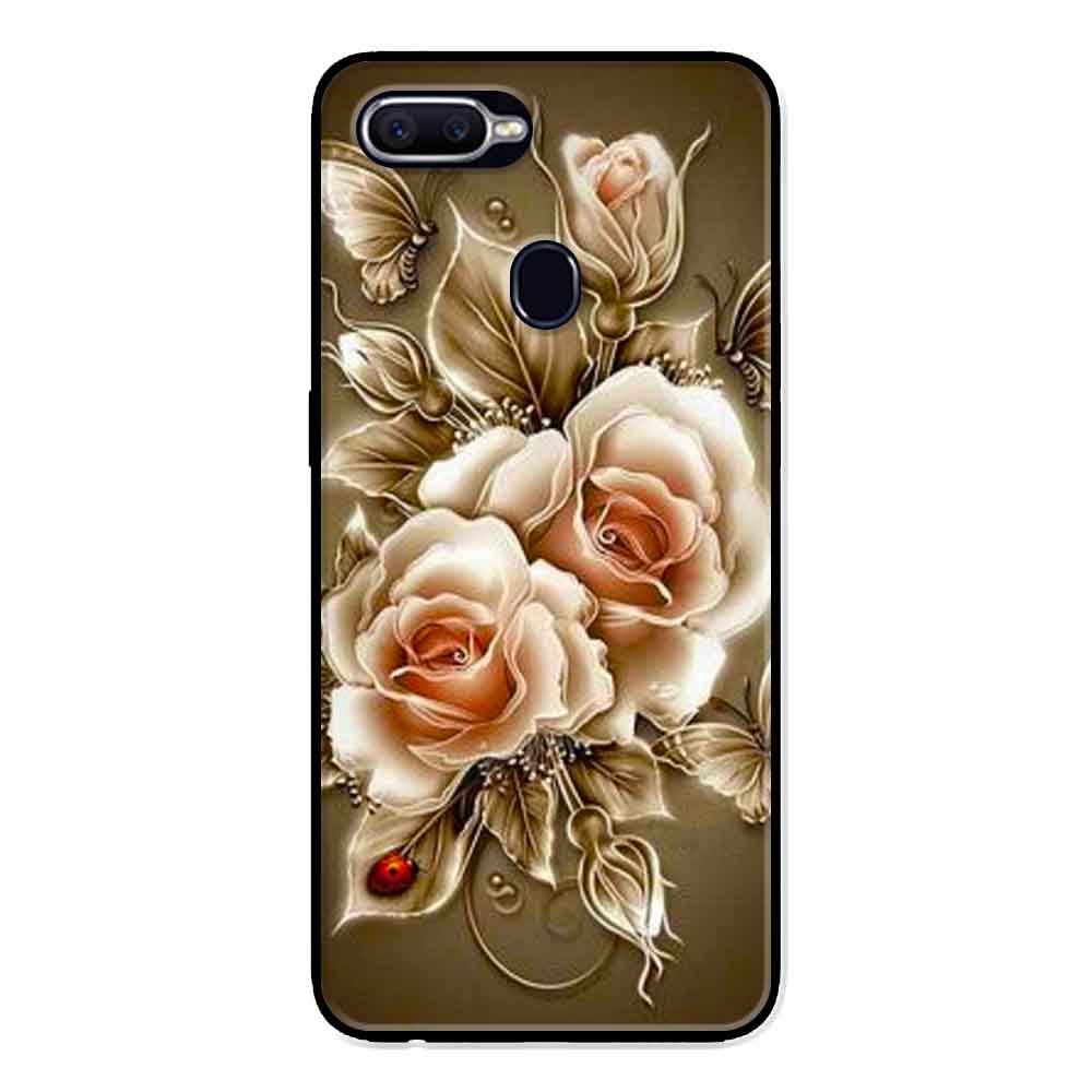 Ốp Lưng in cho Oppo A7 Mẫu Hoa Hồng  - Hàng Chính Hãng