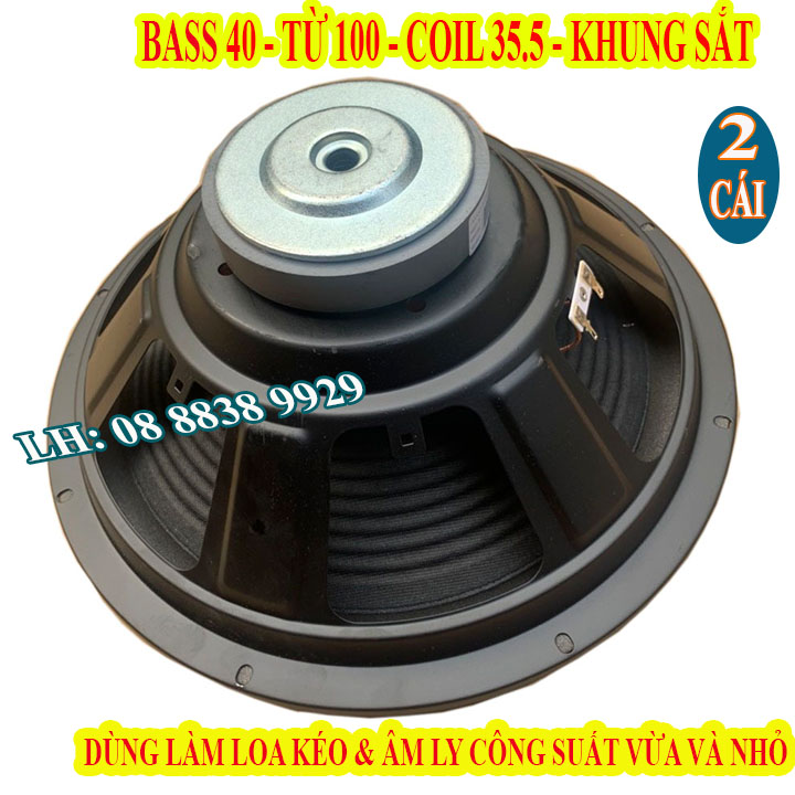 CẶP LOA BASS 30 TỪ 100MM COIL 35.5 CHO LOA KÉO HOẶC AMPLI VỪA VÀ NHỎ HÀNG CHÍNH HÃNG - GIÁ 2 CÁI