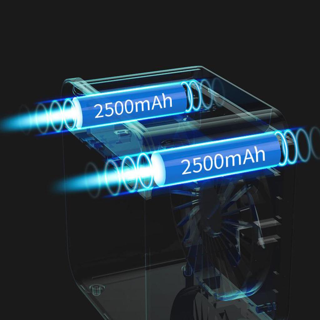 2X Portable Mini Air Cooler Personal Quiet USB Air Conditioner for