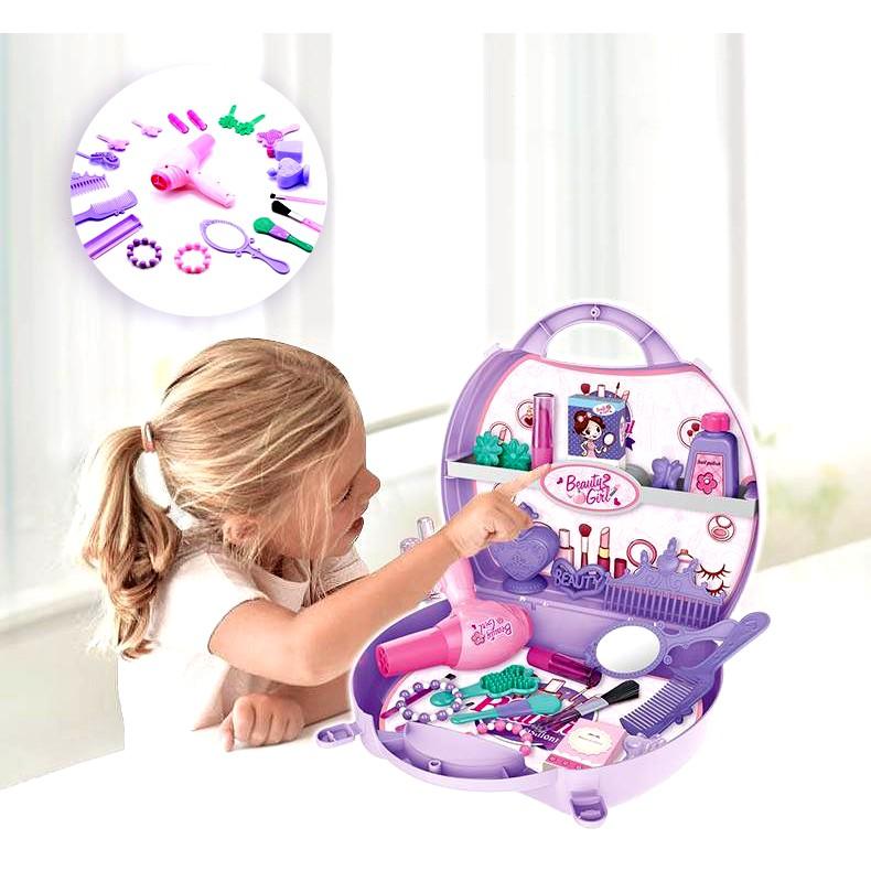 Bộ Đồ Chơi Trang Điểm Dành Cho Bé Gái 8233 29 Chi Tiết