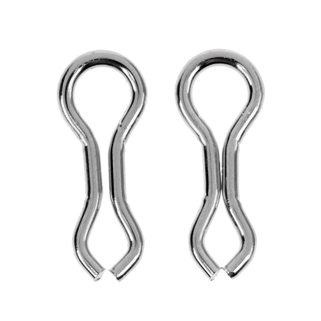 50 Pieces Alloy Brass Eye Grommets for Weight Mold Material