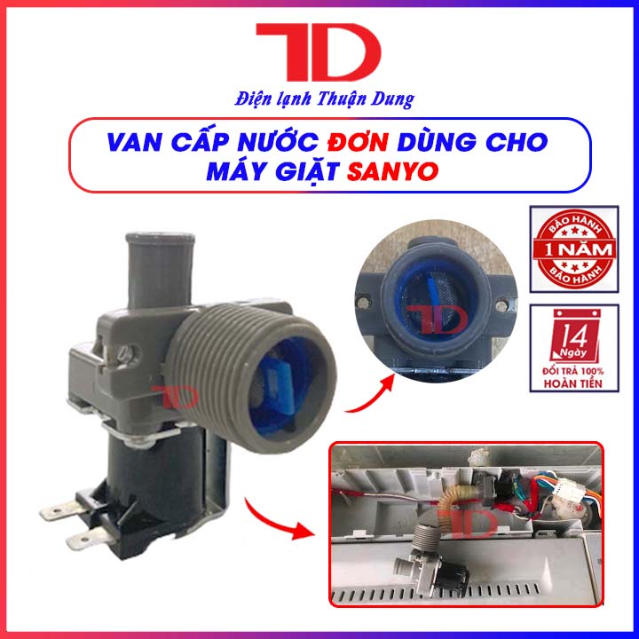 Van cấp nước dành cho máy giặt SANYO các loại