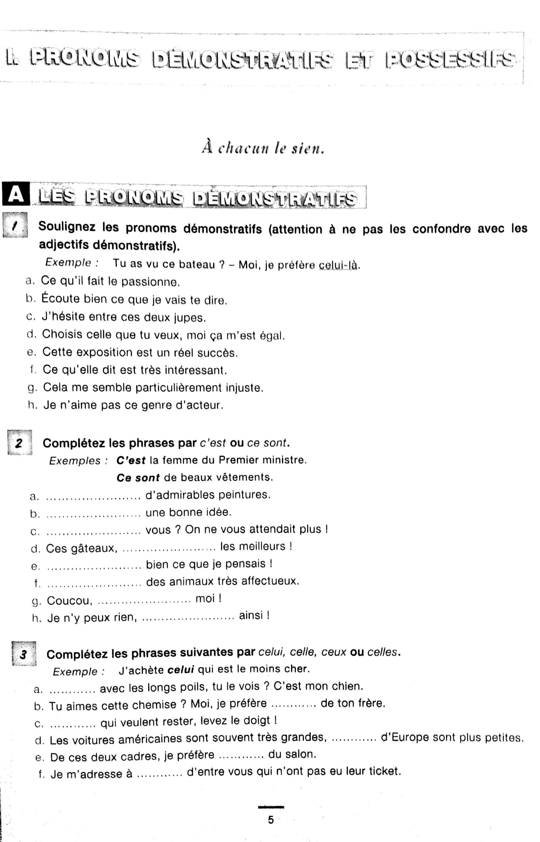 450 Nouveaux Exercices - Grammaire Niveau Intermediare