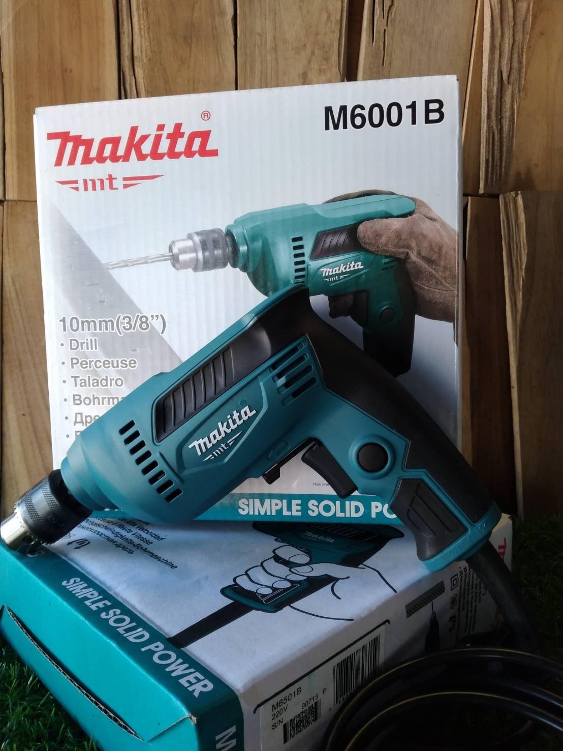 MÁY KHOAN SẮT 10MM 450W MAKITA M6001B - HÀNG CHÍNH HÃNG