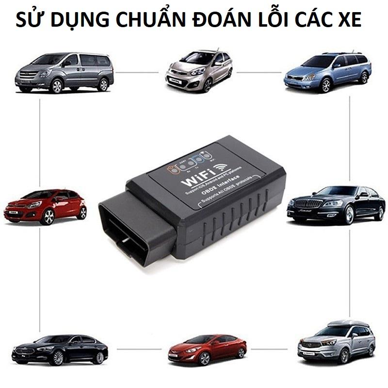 (LOẠI TỐT) Máy thiết bị kiểm tra đọc xóa lỗi OBD2 xe hơi ô tô bản wifi mẫu mới tex nhanh bản cao cấp