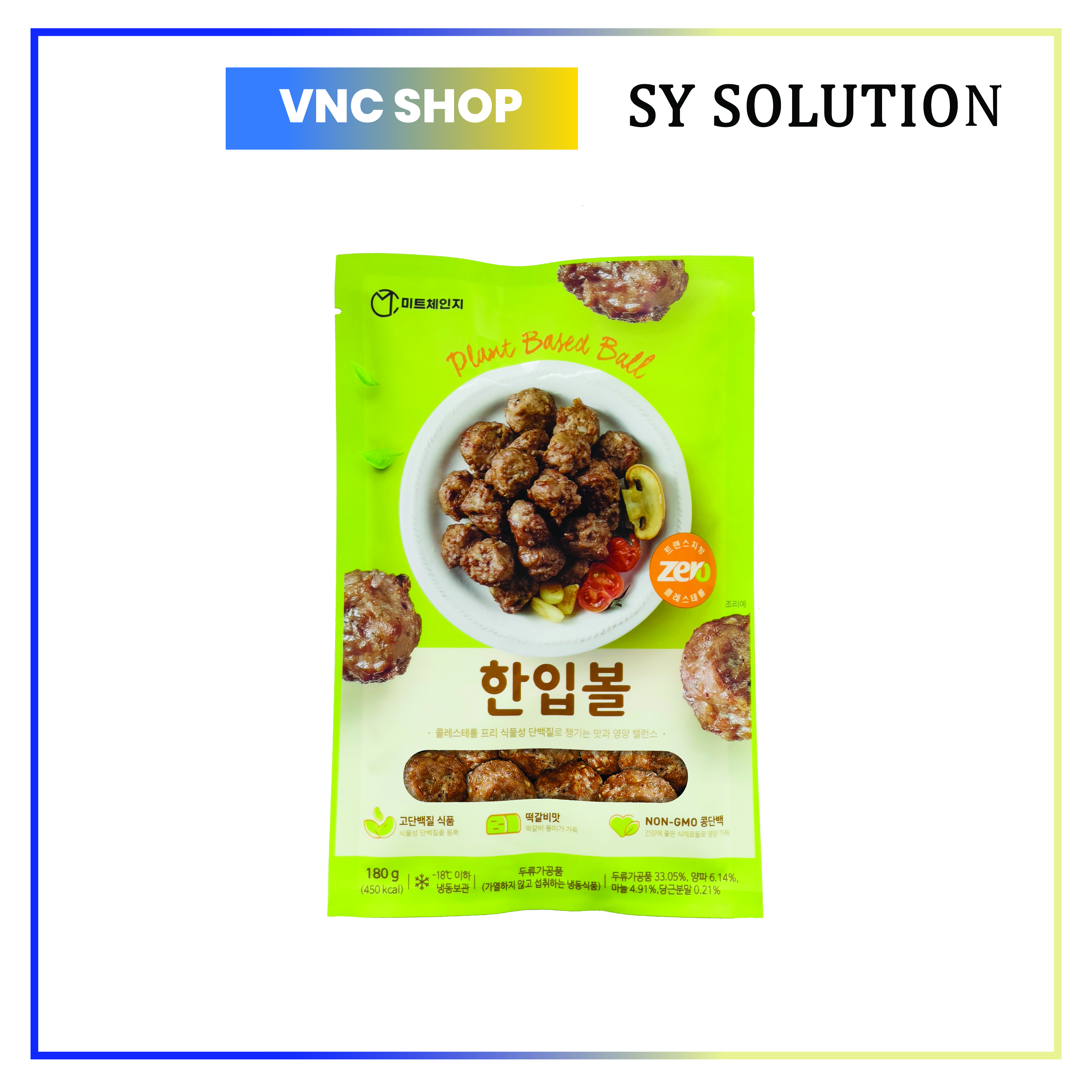 Viên Rau Củ Thay Thịt Meat Change 180g