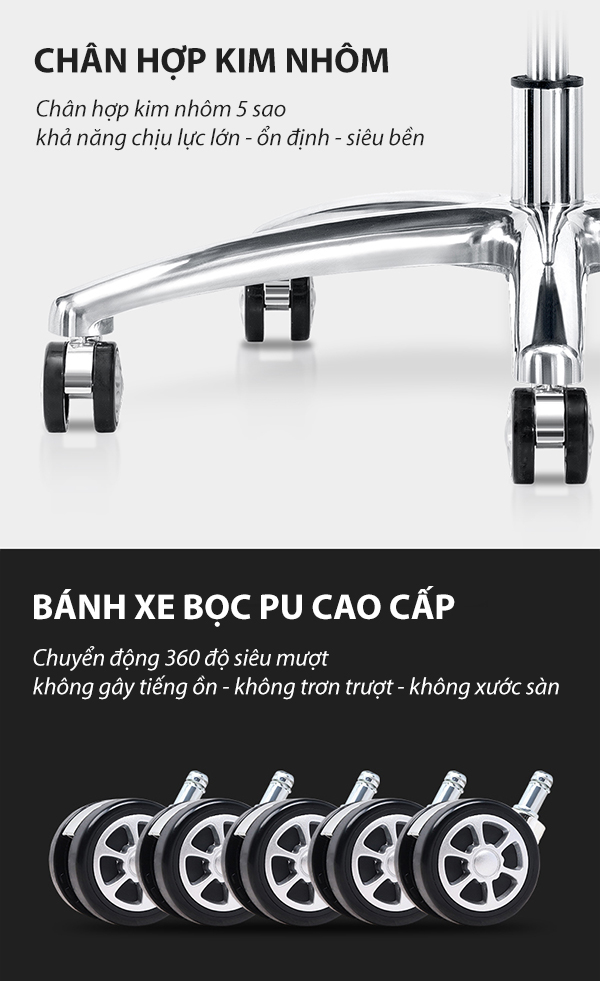 Ghế công thái học Nghia furniture LIFE 02 - Ghế văn phòng làm việc hỗ trợ cột sống chuẩn tư thế, big size, siêu chắc chắn