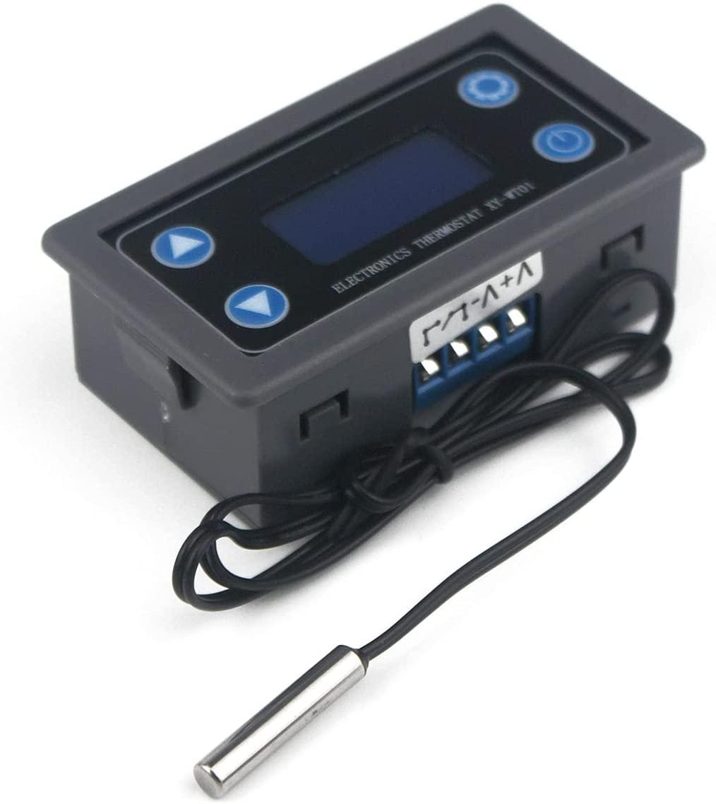 Bộ điều chỉnh nhiệt độ kỹ thuật số 12V 24V Bảng điều khiển nhiệt độ chính xác cao Mô -đun làm mát và sưởi ấm Đoạn chuyển mạch tự động