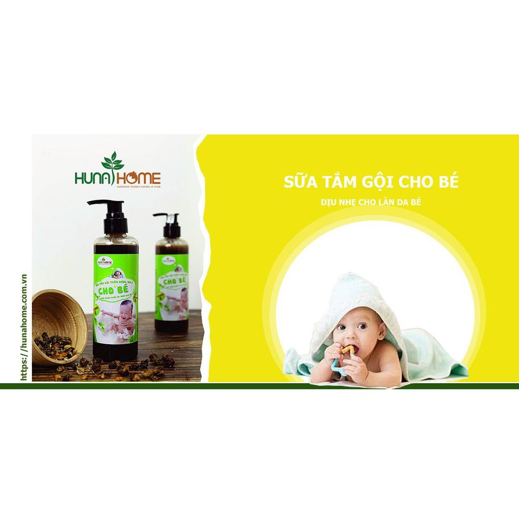 Sữa tắm gội 2 in 1 cho Bé Huna'shome