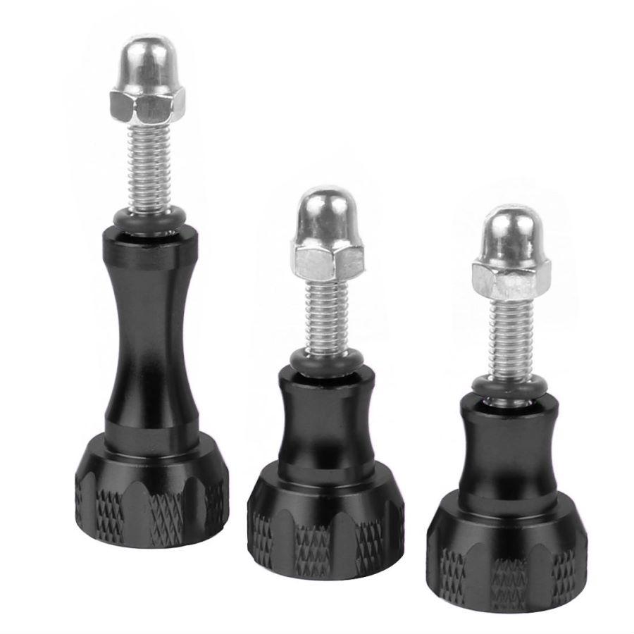 Hợp kim nhôm M5 Vít ngón tay cái Bolt Nut Vít cho GoPro Hero 9 8 7 6 5 Max Sjcam Insta360 cho Phụ kiện máy ảnh hành động DJI Osmo