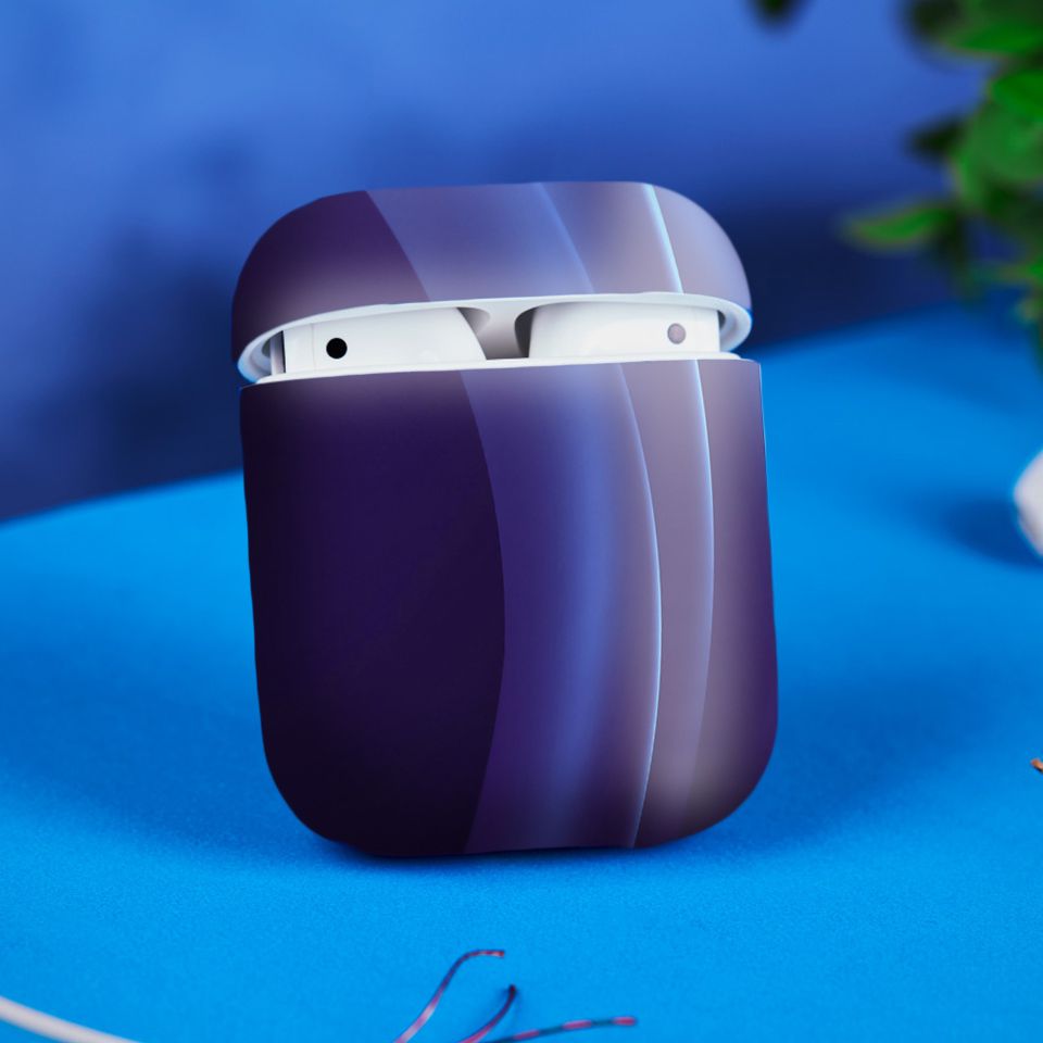 Miếng dán skin chống bẩn cho tai nghe AirPods in hình thiết kế - atk296 (bản không dây 1 và 2)