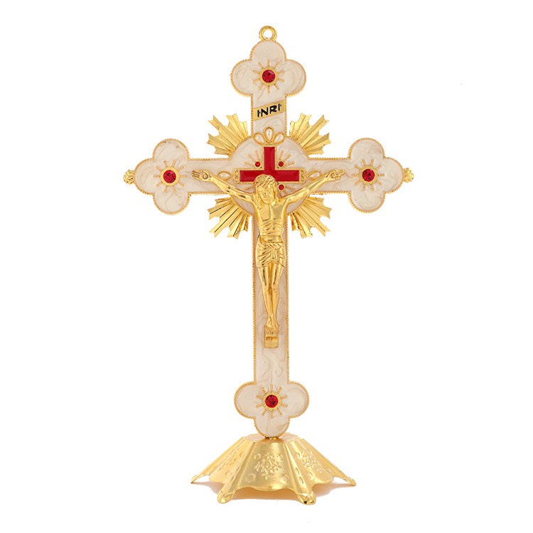 THÁNH GIÁ CHÚA JESUS - GIÊSU CÔNG GIÁO CAO 30cm ĐỂ BÀN , XE HƠI TRỪ TÀ , BÌNH AN , BAN PHƯỚC