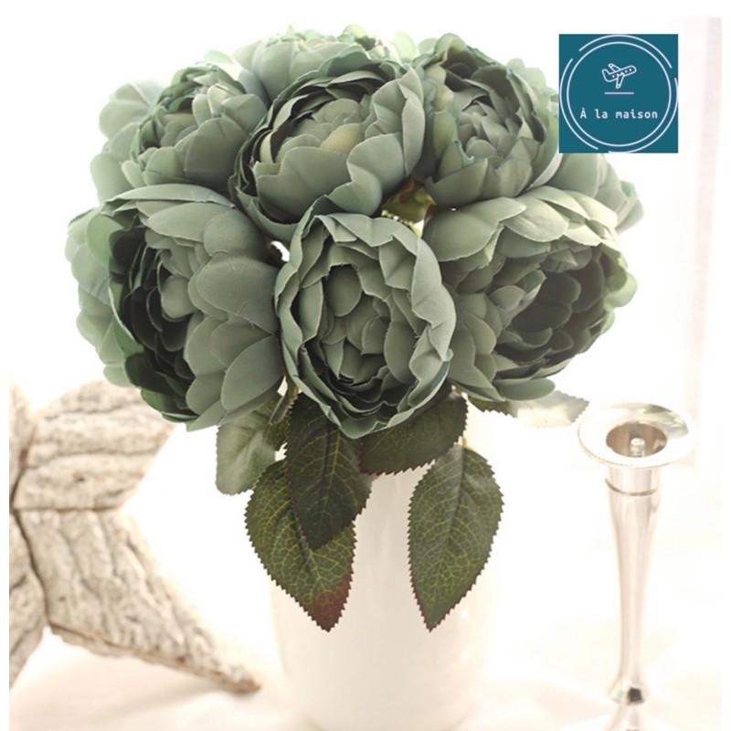 Bó 6 cành hoa mẫu đơn búp 27cm đẹp mềm mại sang trọng