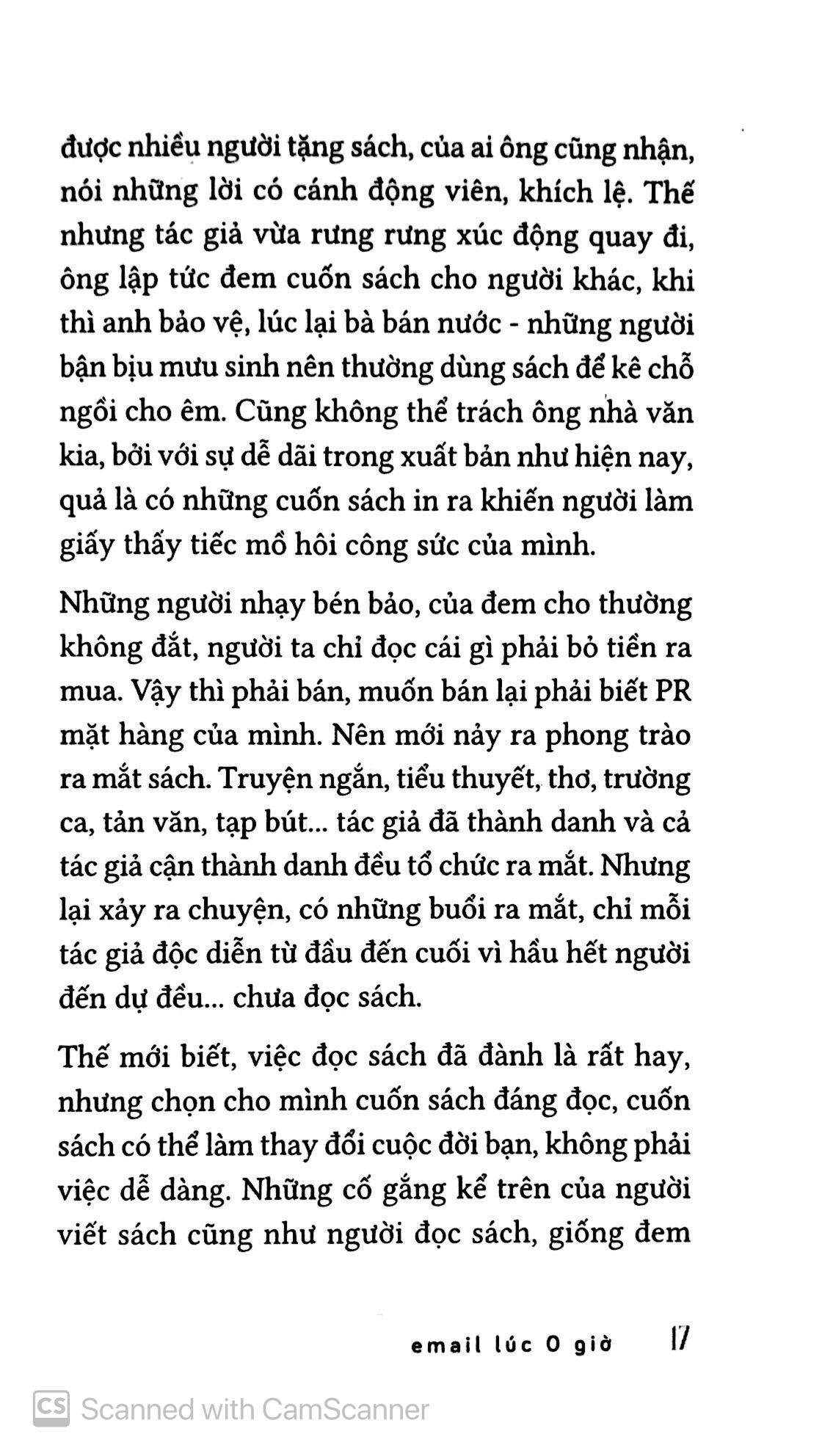 Email Lúc 0 Giờ (Tản Văn)